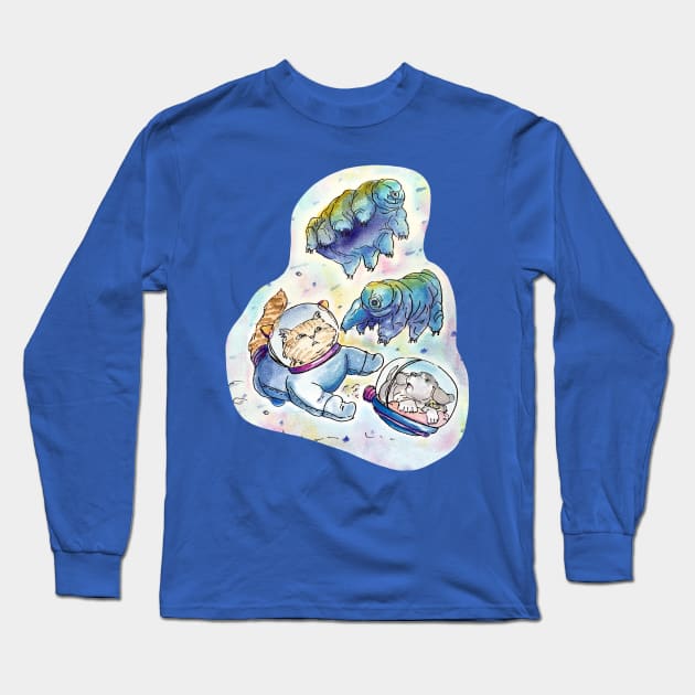 Microscopic World Long Sleeve T-Shirt by sketchcadet